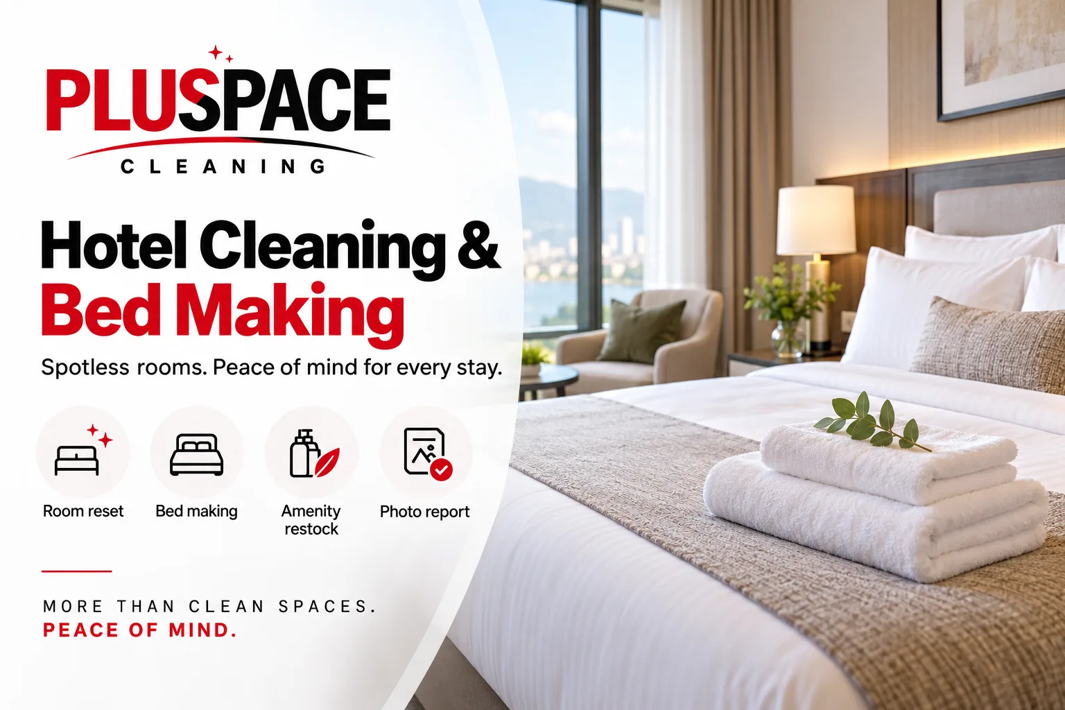 Professional hotel cleaning and housekeeping services